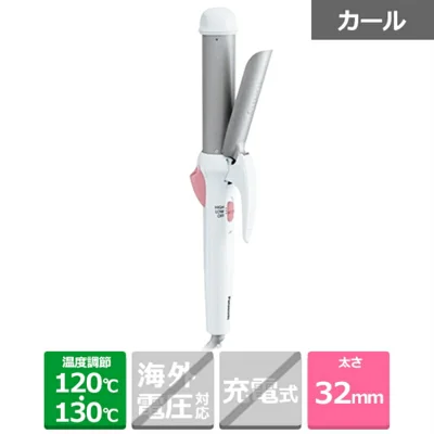 パナソニック カールアイロン イオニティ EH-HT13-W